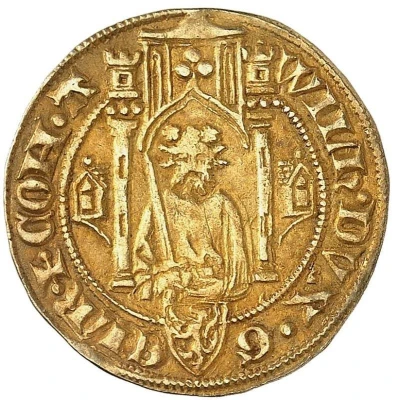 Gulden "Rijnse Goudgulden" - William I ND front