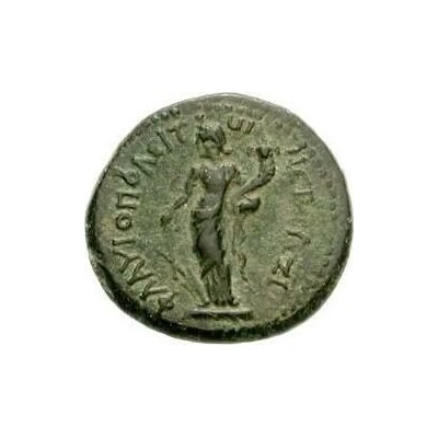 Hemiassarion - Domitian ΦΛΑΥΙΟΠΟΛΕΙΤΩΝ ΕΤΟΥϹ ΖΙ back