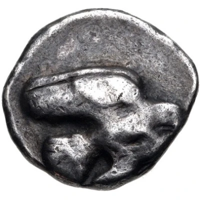 Hemidrachm 78th-82nd Olympiad 468 BC - 452 BC front