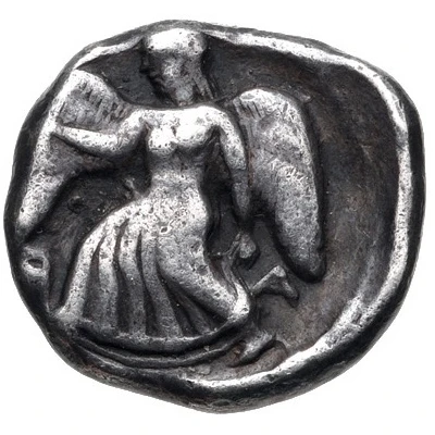 Hemidrachm 78th-82nd Olympiad 468 BC - 452 BC back