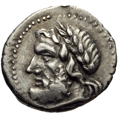 Hemidrachm Corinth 160 BC - 146 BC front