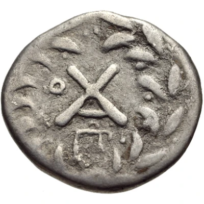 Hemidrachm Corinth 195 BC - 188 BC back