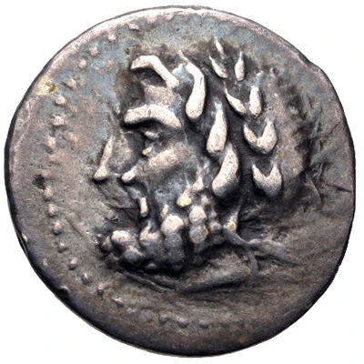 Hemidrachm Corinth 160 BC - 146 BC front