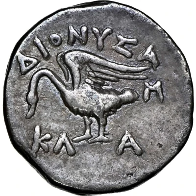 Hemidrachm - Dionysas 380 BC - 360 BC back