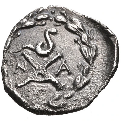 Hemidrachm Epidauros 160 BC - 146 BC back