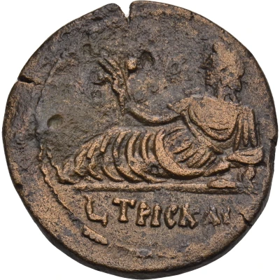 Hemidrachm - Hadrian L ΤΡΙCΚΑΙ back