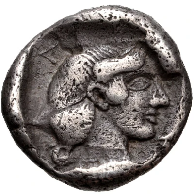 Hemidrachm Kleitor 460 BC - 450 BC back