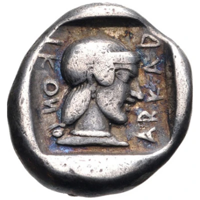 Hemidrachm Kleitor 460 BC - 450 BC back