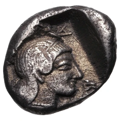 Hemidrachm Kleitor 470 BC - 465 BC back