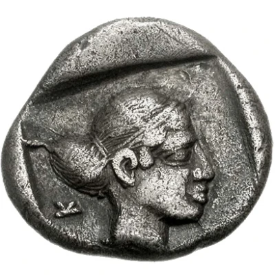 Hemidrachm Mantineia 450 BC - 430 BC back