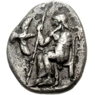 Hemidrachm Mantineia 465 BC - 460 BC front