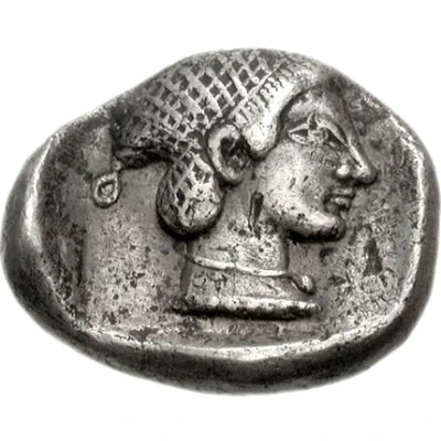 Hemidrachm Mantineia 465 BC - 460 BC back