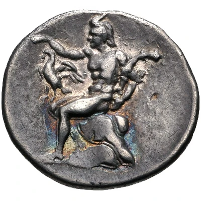 Hemidrachm Megalopolis 175 BC - 168 BC back