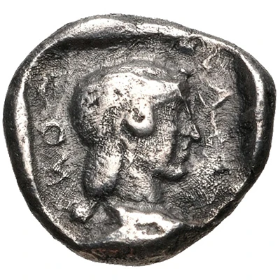 Hemidrachm Tegea 460 BC - 450 BC back