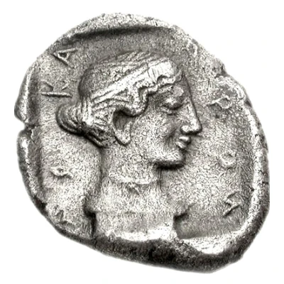 Hemidrachm Tegea 465 BC - 460 BC back