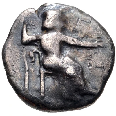 Hemidrachm Tegea 460 BC - 450 BC front