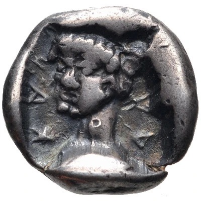 Hemidrachm Tegea 460 BC - 450 BC back