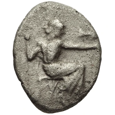 Hemidrachm Tegea 460 BC - 450 BC front