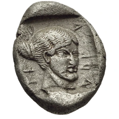 Hemidrachm Tegea 460 BC - 450 BC back