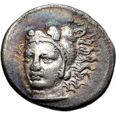 Hemidrachm 410 BC front