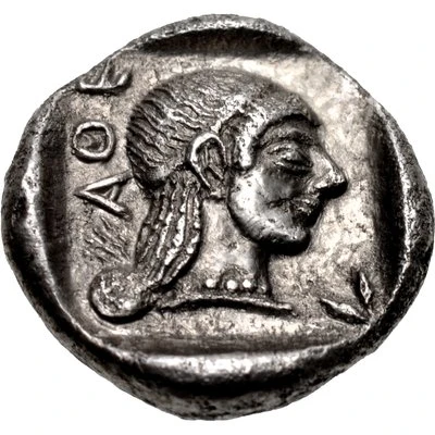 Hemidrachm 510 BC - 500 BC back