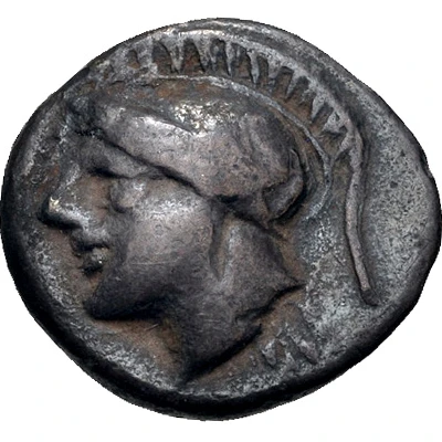 Hemidrachm 350 BC - 320 BC front