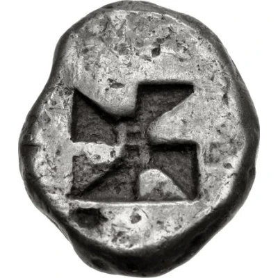 Hemidrachm 475 BC - 450 BC back