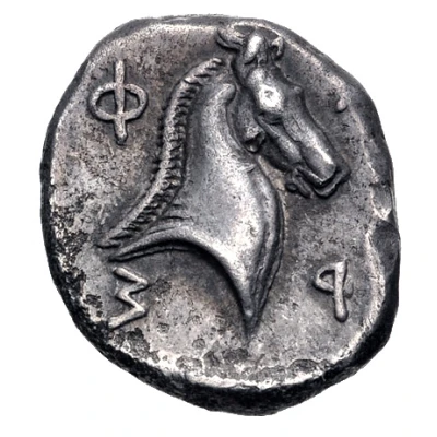 Hemidrachm 450 BC - 425 BC back