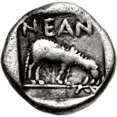 Hemidrachm 400 BC - 300 BC back