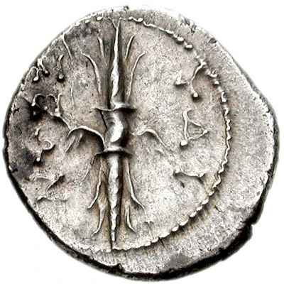 Hemidrachm 100 BC - 1 BC back