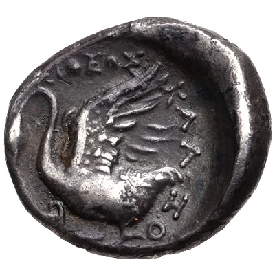 Hemidrachm 380 BC - 360 BC back