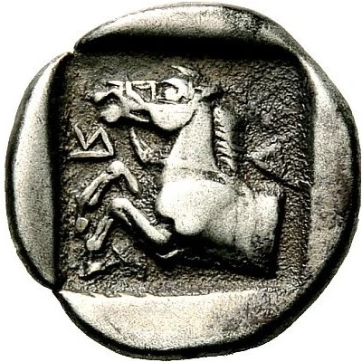 Hemidrachm 460 BC - 400 BC back