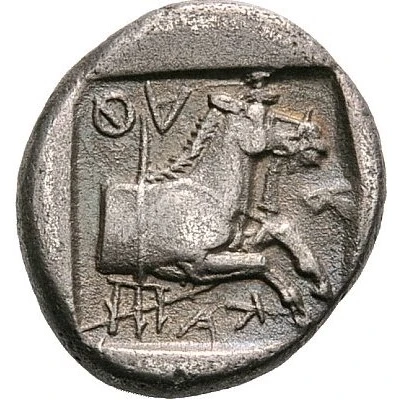 Hemidrachm 460 BC - 440 BC back