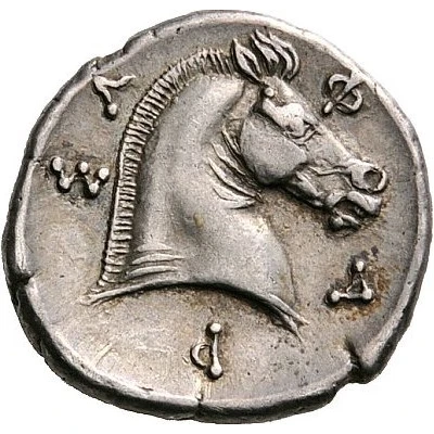 Hemidrachm 425 BC - 375 BC back