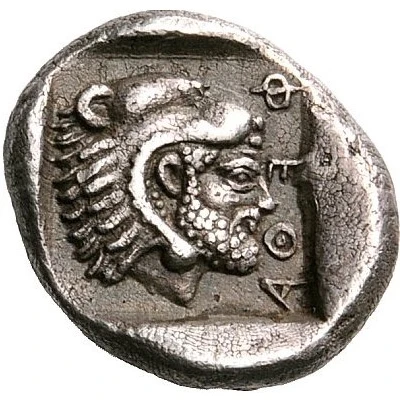 Hemidrachm 470 BC - 460 BC back