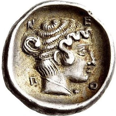 Hemidrachm 424 BC - 350 BC back