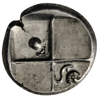 Hemidrachm 386 BC - 338 BC back