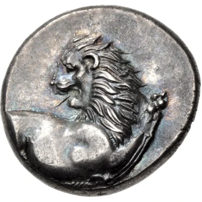 Hemidrachm 386 BC - 338 BC front