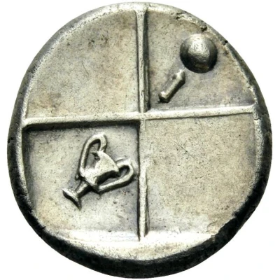 Hemidrachm 386 BC - 338 BC back