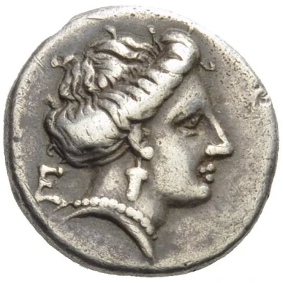 Hemidrachm 357 BC - 338 BC front