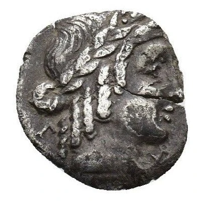 Hemidrachm 30 BC - 27 BC front