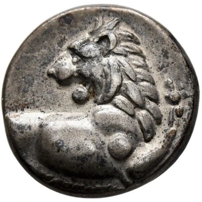 Hemidrachm 386 BC - 338 BC front