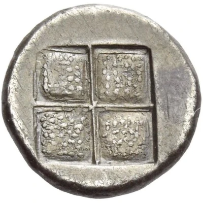 Hemidrachm 500 BC - 475 BC back