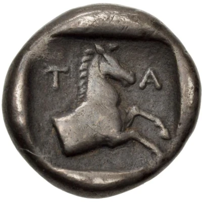 Hemidrachm 457 BC - 448 BC back