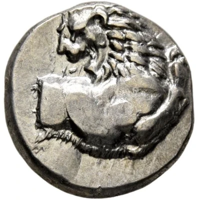 Hemidrachm 386 BC - 338 BC front