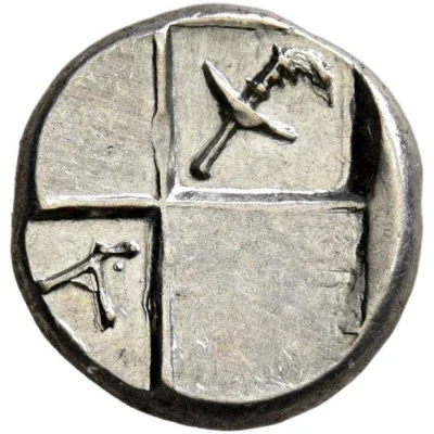 Hemidrachm 386 BC - 338 BC back