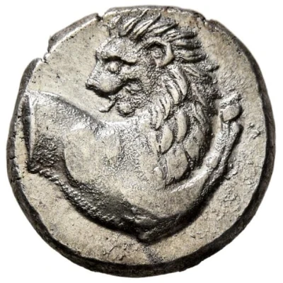 Hemidrachm 386 BC - 338 BC front