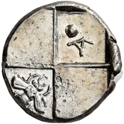 Hemidrachm 386 BC - 338 BC back