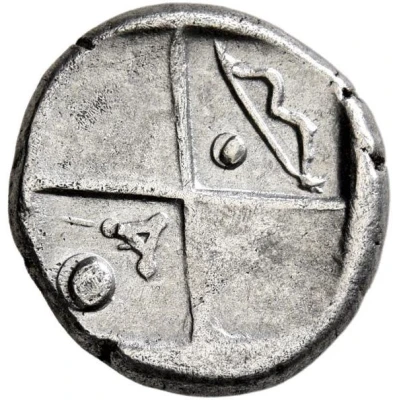 Hemidrachm 386 BC - 338 BC back