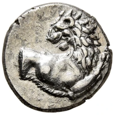 Hemidrachm 386 BC - 338 BC front